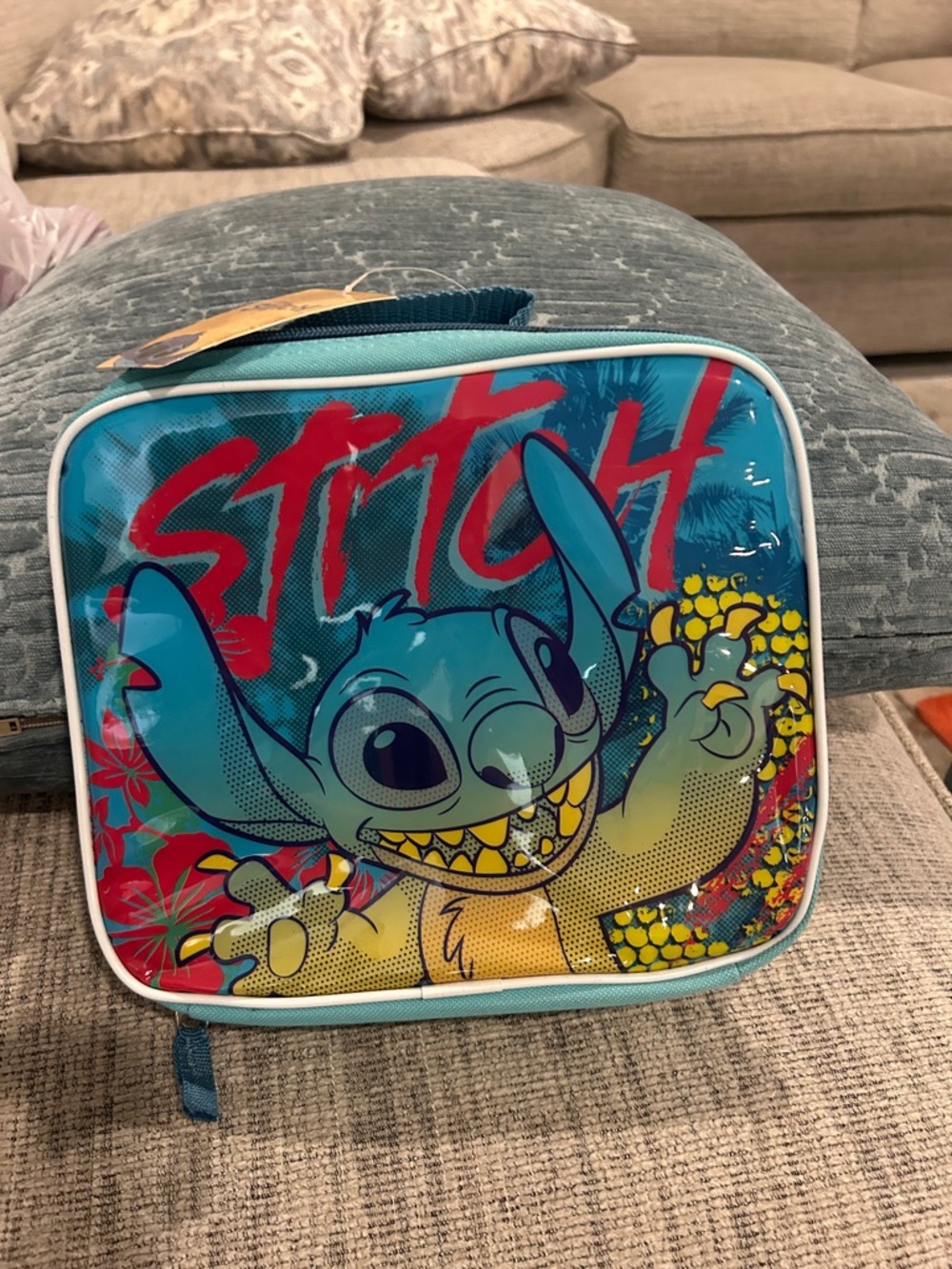 Disney Blue & Yellow Lilo & Stitch Kids Lunch Bag